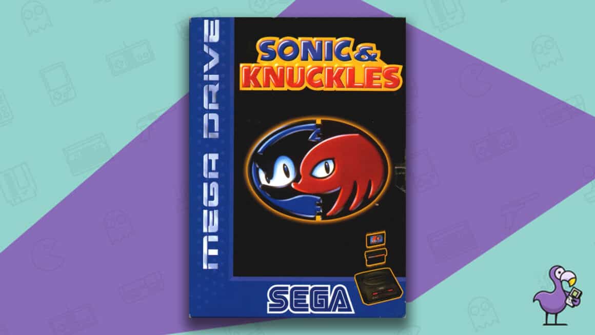 Best Sonic Games - Sonic & Knuckles SEGA Mega Drive Game Case
