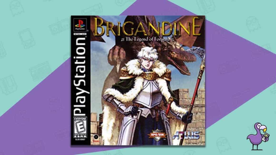Rare PS1 Games - brigandine ps1 game case cover art