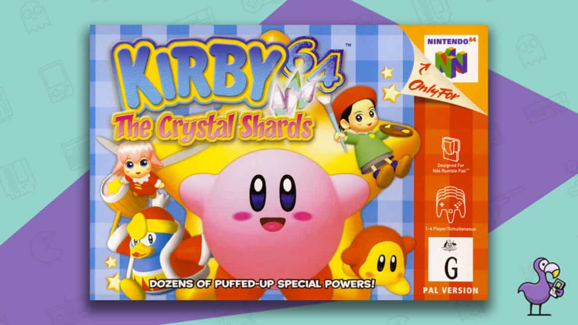 Best Kirby Games - Kirby 64: The Crystal Shards Nintendo 64 game case