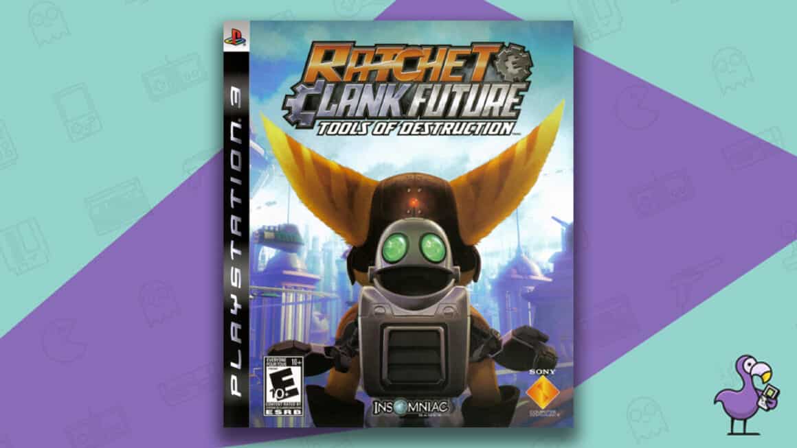 Best Ratchet & Clank Games - Ratchet & Clank Future: Tools of Destruction PS3 game case