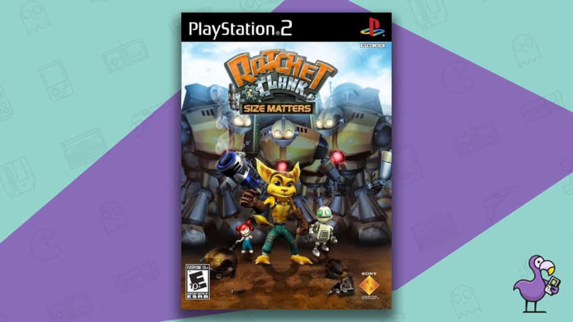 Best Ratchet & Clank Games - Ratchet & Clank: Size Matters PS2 game case