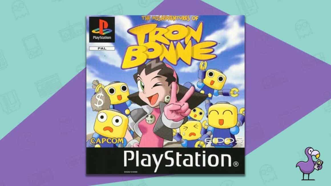 Rare PS1 Games - tron bonne ps1 game case cover art
