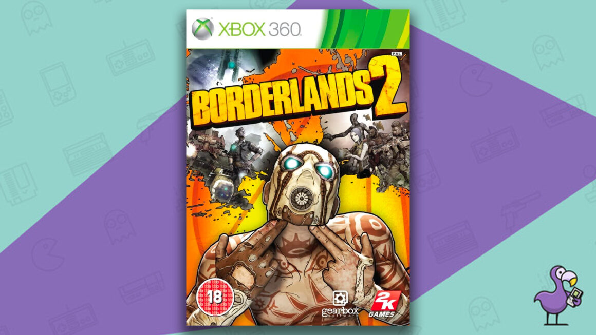 Best Xbox 360 games - Borderlands 2 Game Case Cover Art