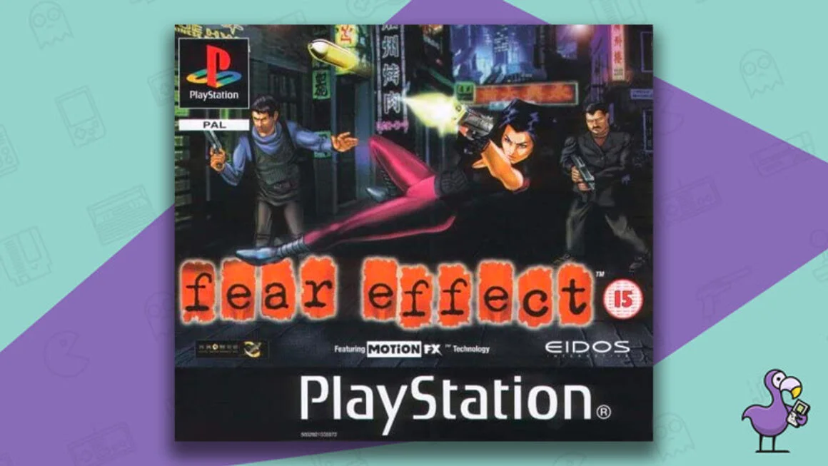 best PS1 horror games - fear effect game case