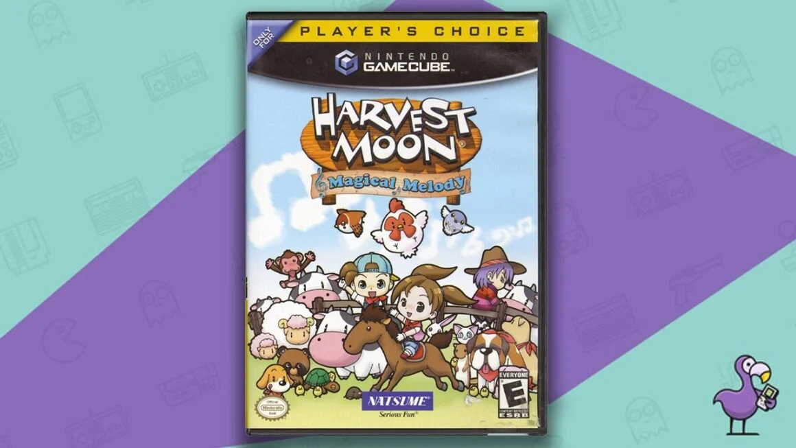 Best GameCube RPGs - Harvest Moon: Magical Melody Nintendo GameCube Came Case