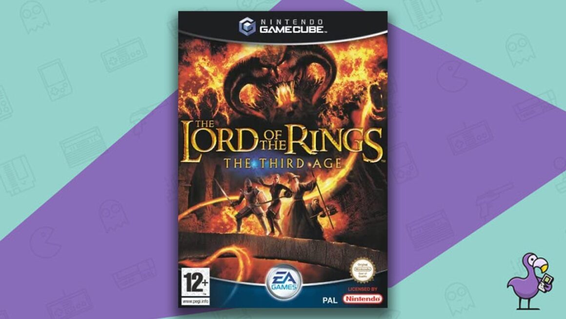 Best Gamecube RPGs - The Lord Of The Rings: The Third Age game case Nintendo GameCube. 