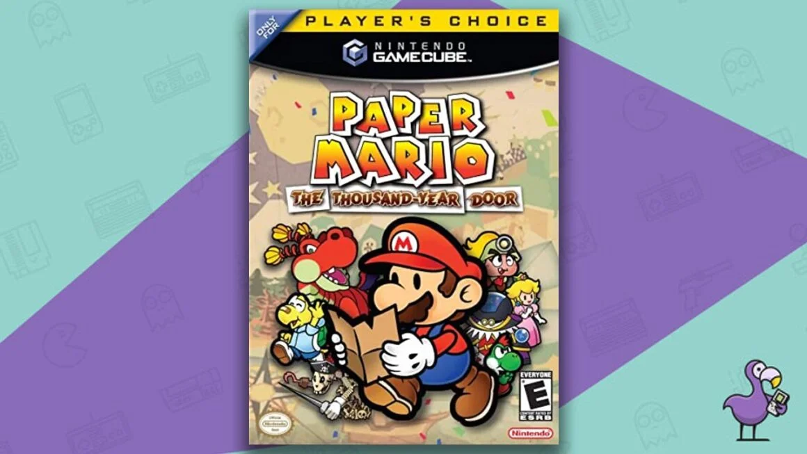 Best Gamecube RPGs - Paper Mario: The Thousand Year Door Game Case Nintendo GameCube. 
