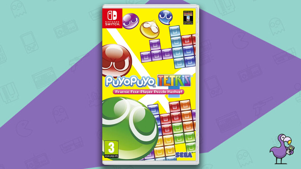 Best Tetris Games - Puyo Puyp Tetris Nintendo Switch Game Case