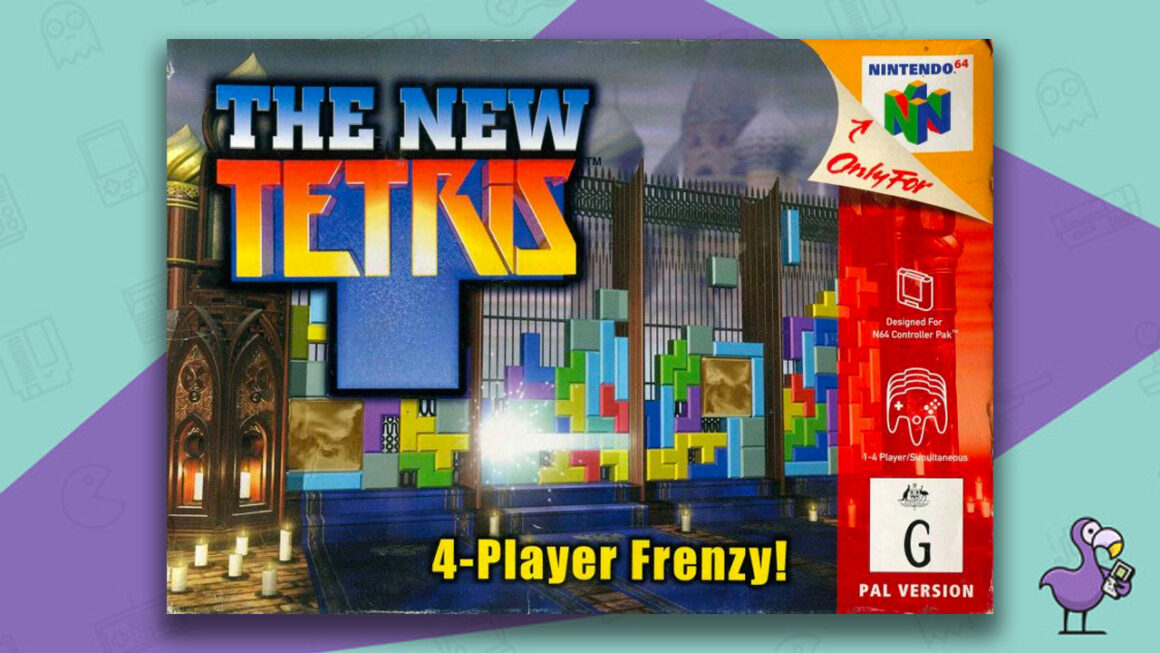 Best Tetris Games - The New Tetris Game Case N64
