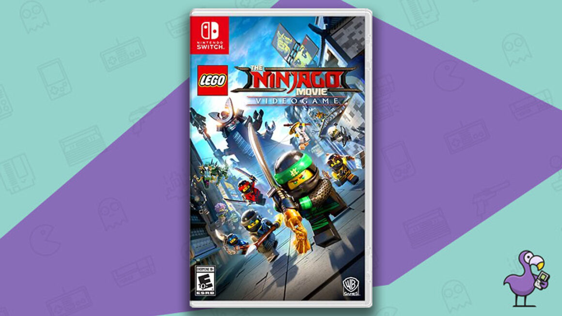 सर्वोत्कृष्ट निन्जा गेम्स - लेगो निन्जागो मूव्ही व्हिडिओ गेम निन्टेन्डो स्विच गेम केस कव्हर आर्ट