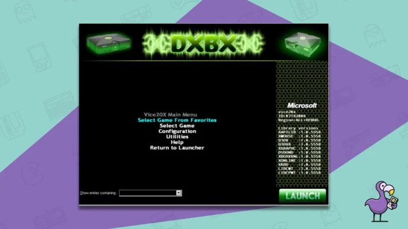 dxbx emulator gameplay