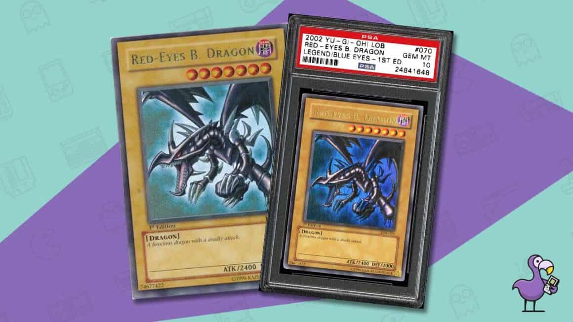 red eyes black dragon - rare yu-gi-oh cards