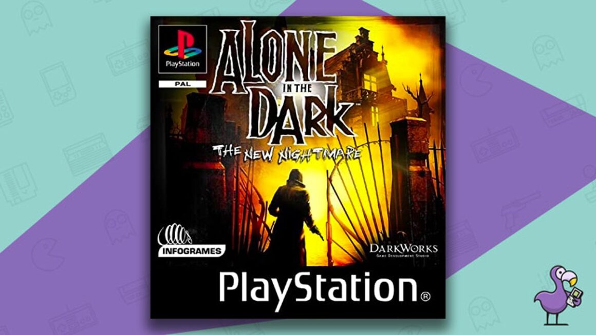 Best PS1 Horror Games Of All Time - Alone in the Dark: The New Nightmare game case cover art