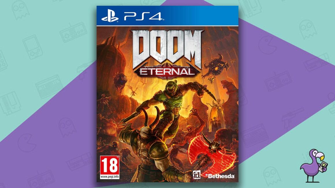 Best Doom Games - Doom Eternal PS4 game case