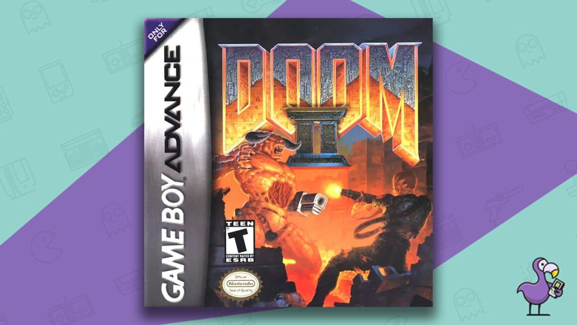 Best Doom Games - Doom II: Hell on Earth game case Game boy Advance