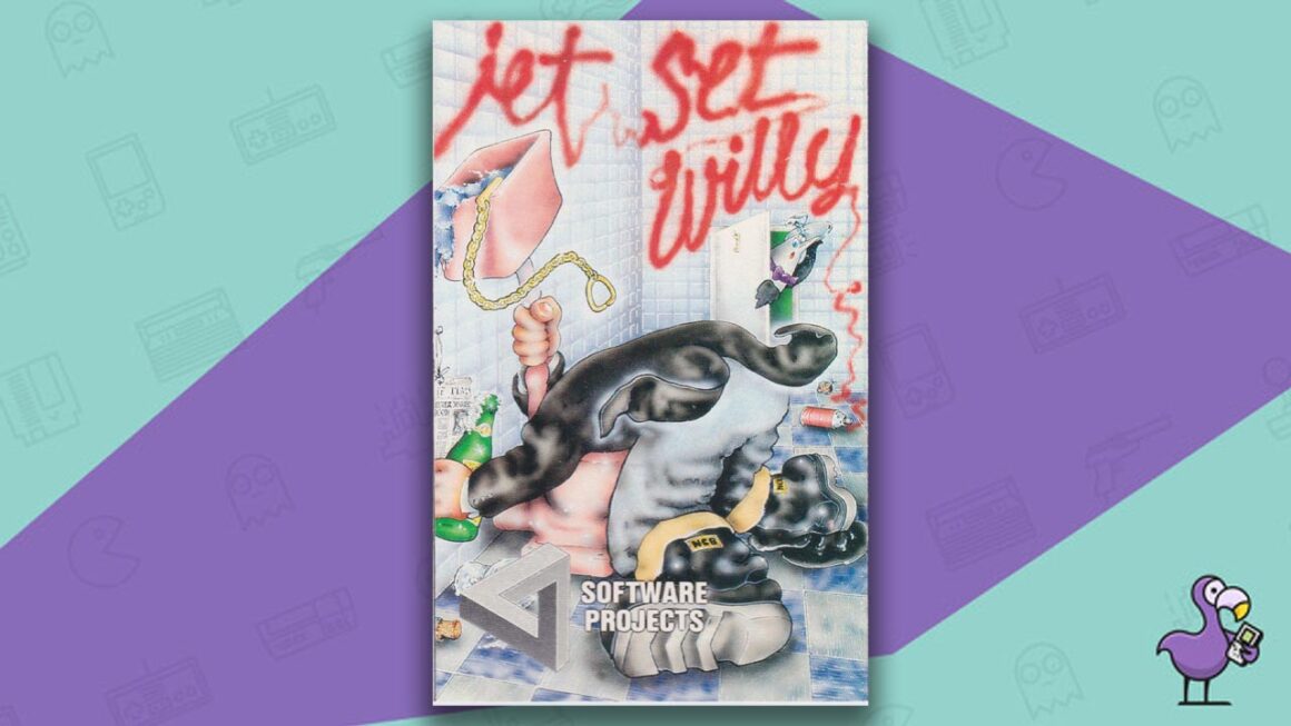 Best ZX Spectrum Games - Jet Set Willy Game Case Cover Art