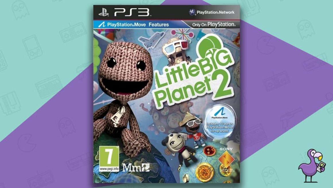 best PS3 exclusives - little big planet 2 game case cover art