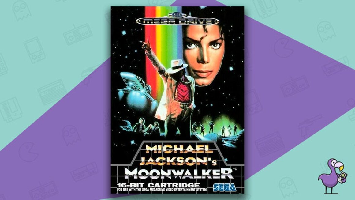 Best Sega Mega Drive games - Michael Jackson's Moonwalker Game Case Cover Art