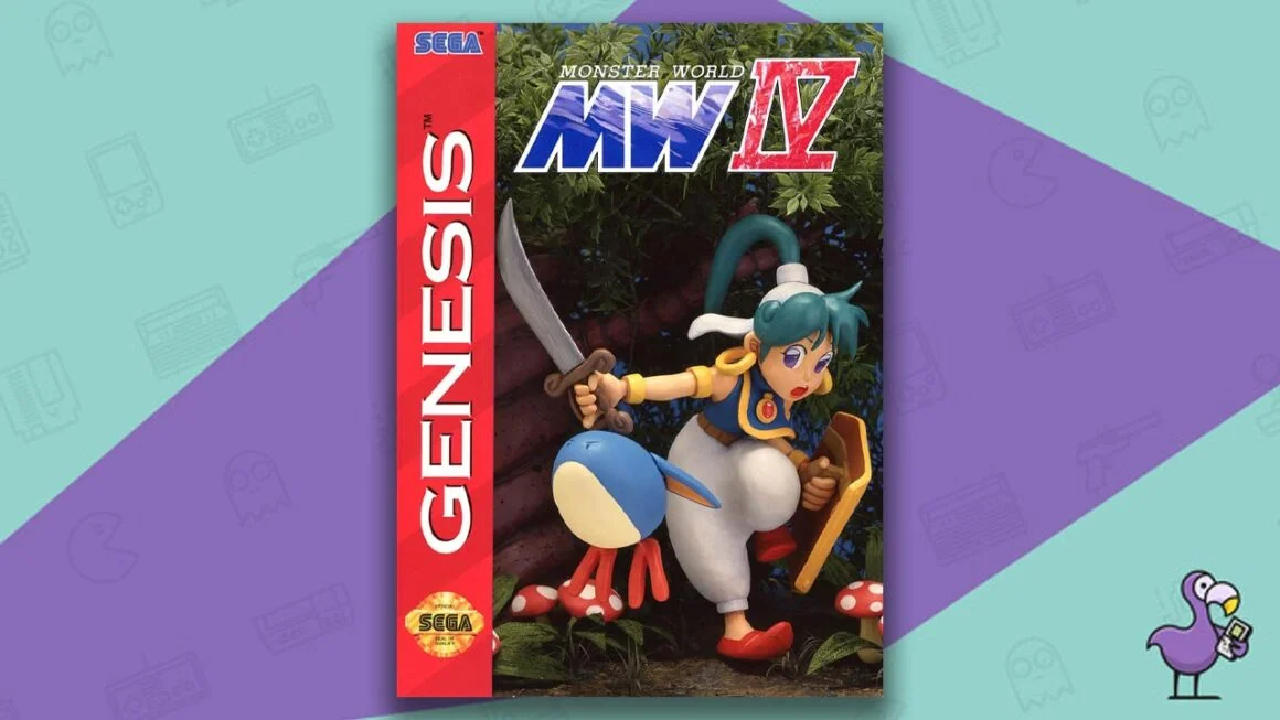 Best Sega Genesis Games - Monster World IV Game Case Cover Art