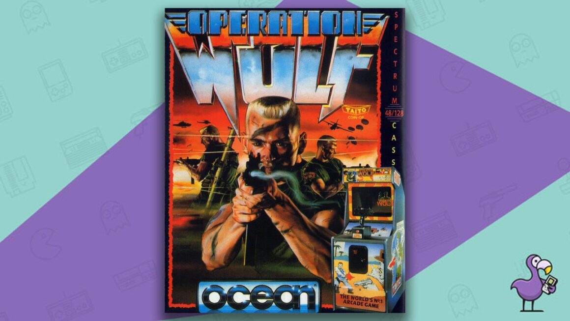 Best ZX Spectrum Games - Operation Wolf game case cover art