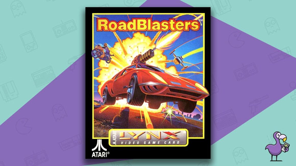Atari Lynx RoadBlasters game case cover art