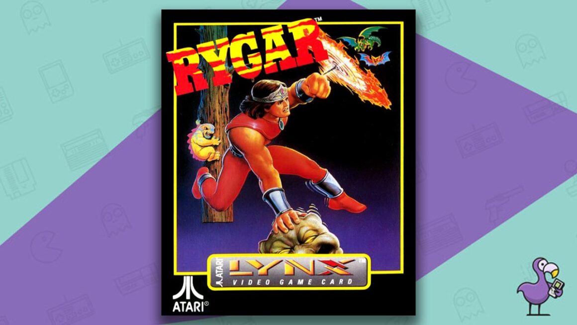 Atari Lynx Rygar game case cover art