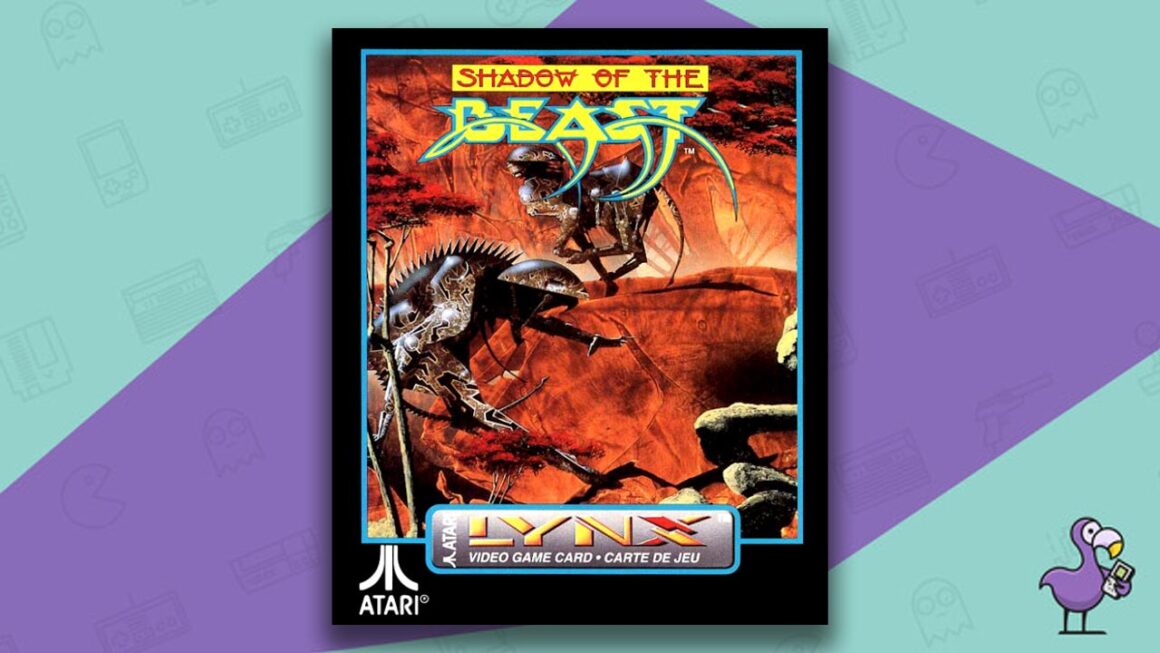 Atari Lynx Shadow of the Beast game case cover art