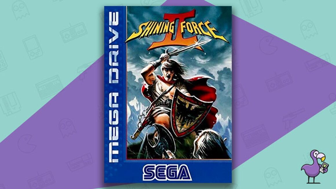 shining force 2 game case cover art