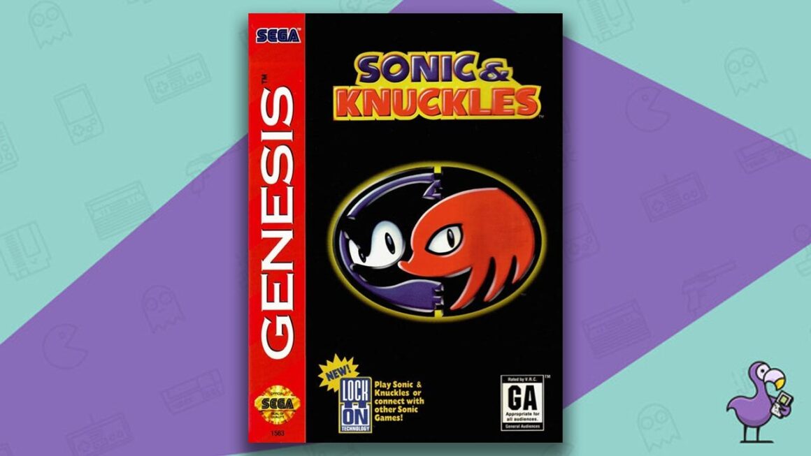 Best Sega Genesis Games - Sonic & Knuckles game case cover art