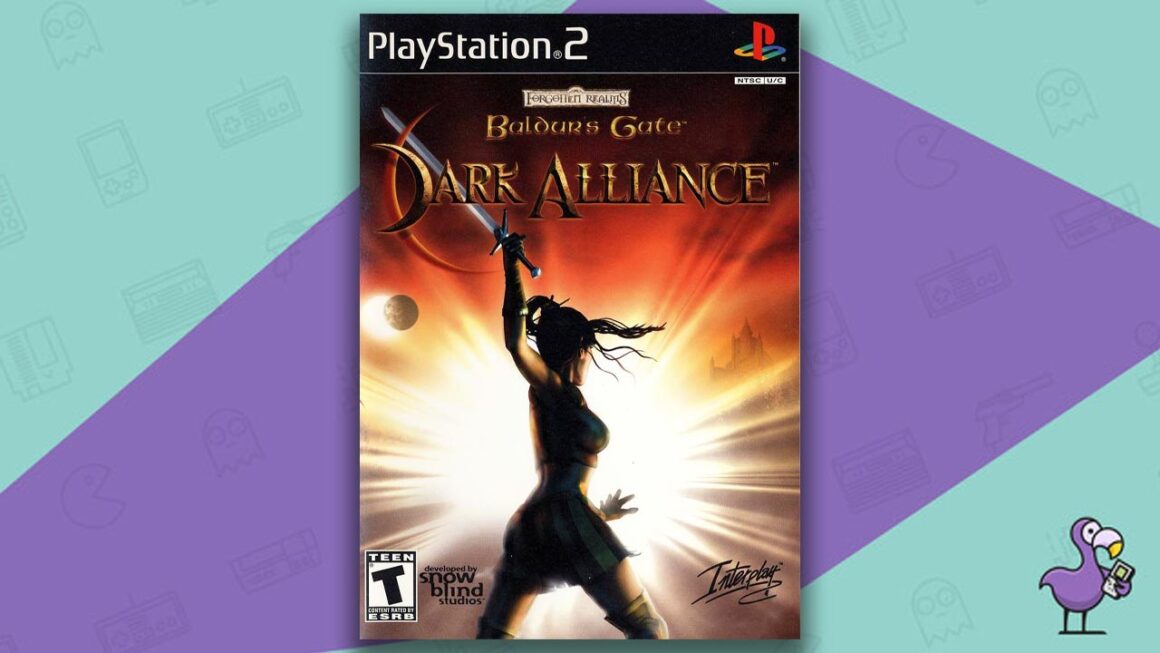 Best PS2 RPGs - Baldur's Gate Dark Alliance game case cover art