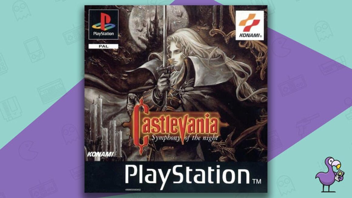 beat castlevania games - Castlevania Symphony of the night game case cover art PS1