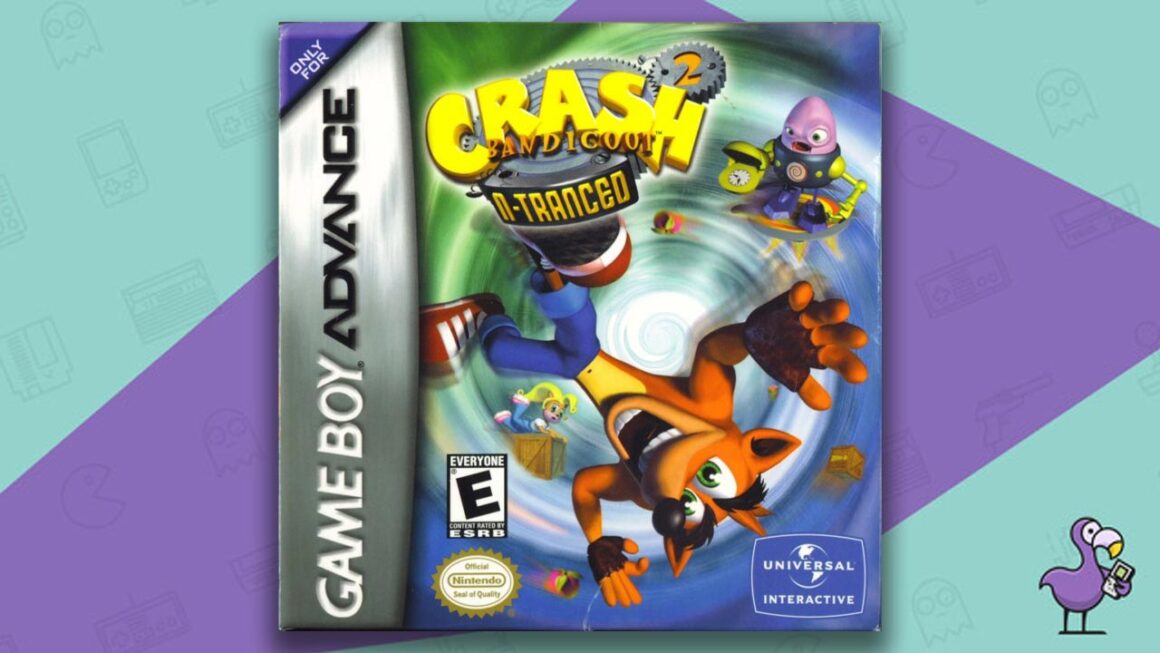 Best Crash Bandicoot Games - N-Tranced game case Gameboy Advance