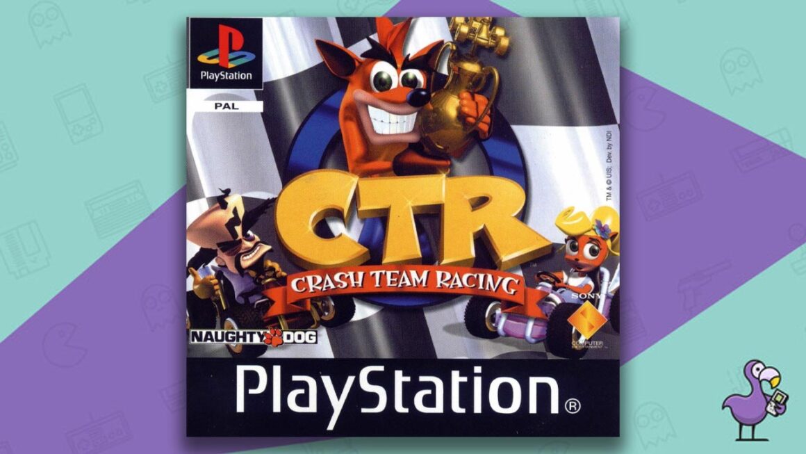 Best PS1 Racing Games - Crash Team Racing game case cover art