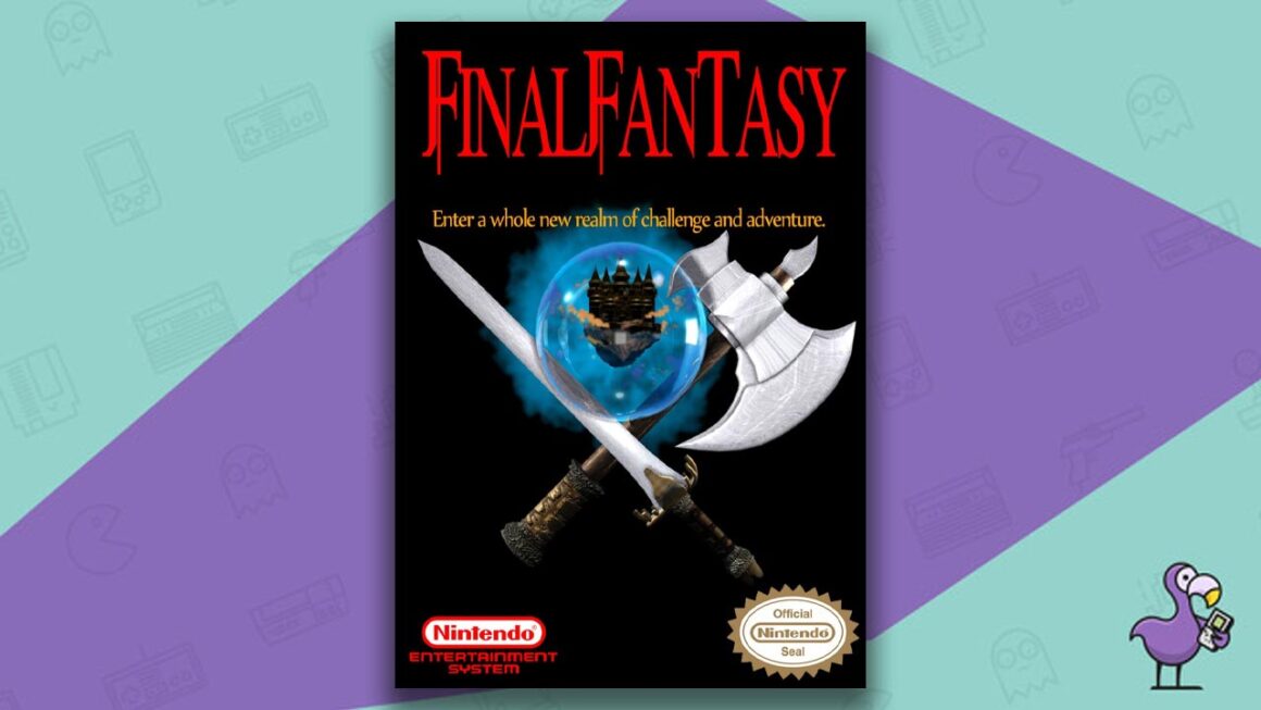 Best NES RPG Games - Final Fantasy game case cover art