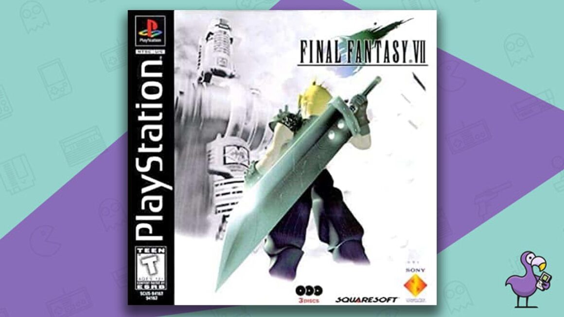 Best PS1 Games - Final Fantasy VII game case cover art