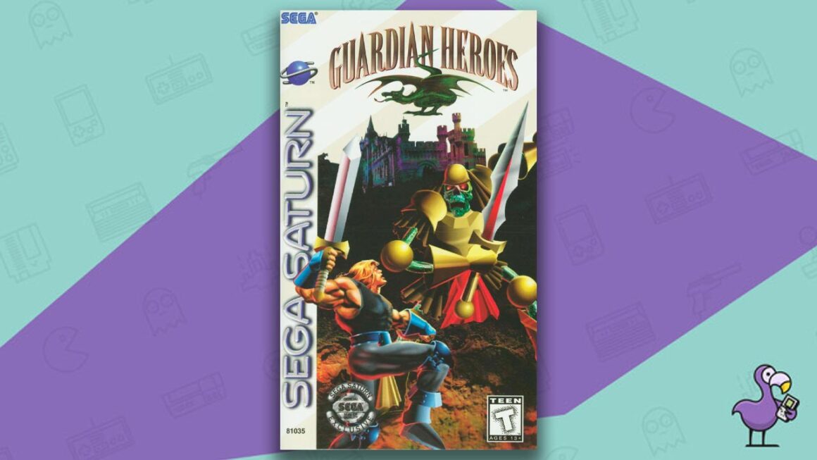 Best Sega Saturn RPGs - Guardian Heroes game case cover art