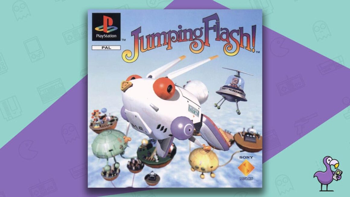 Best PS1 Games - Jumping Flash! game case cover art