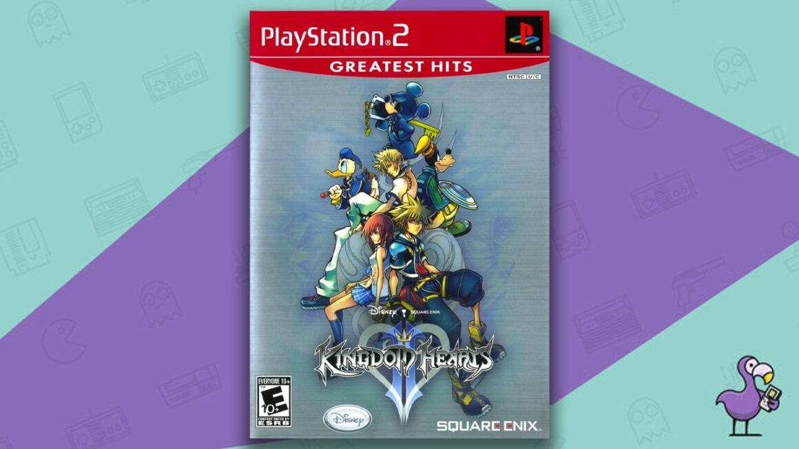 Kingdom Hearts 2 game case cover art - Best PS2 RPGs