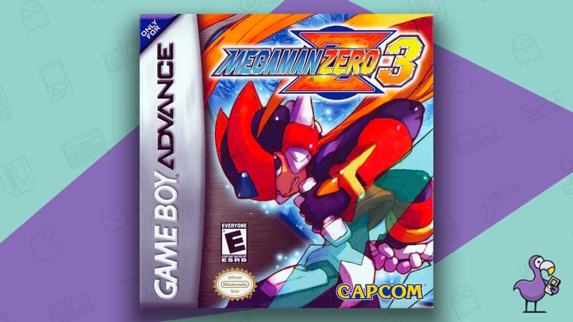 Mega Man Zero 3 game case gameboy advance