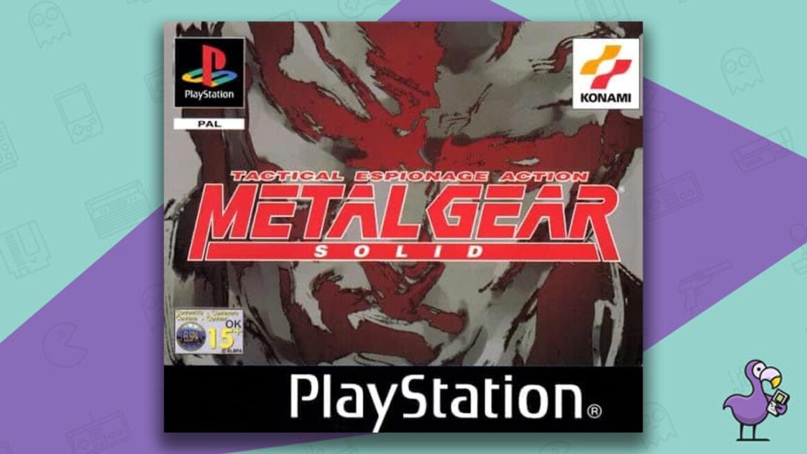 Best Retro Games - Metal Gear Solid PS1 game case cover art