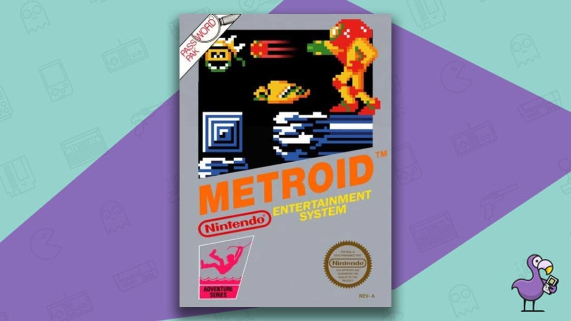 Best NES Games - Metroid game case
