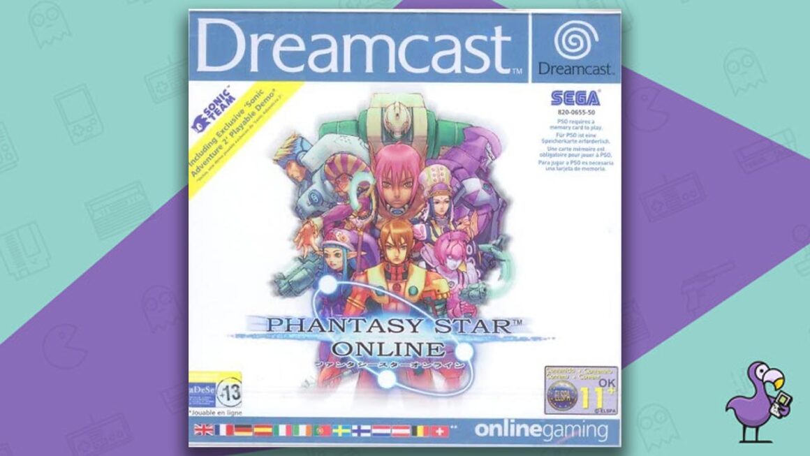 best Dreamcast games - Phantasy Star Online