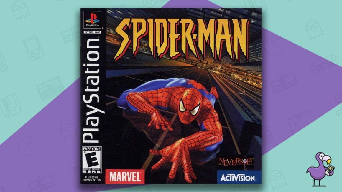 Best PS1 Games - Spider-Man Game Case Cover Art