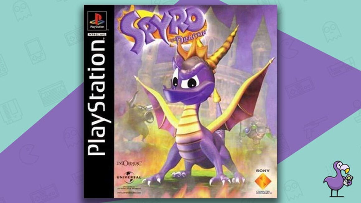 Best PS1 Games - Spyro The Dragon game case cover art