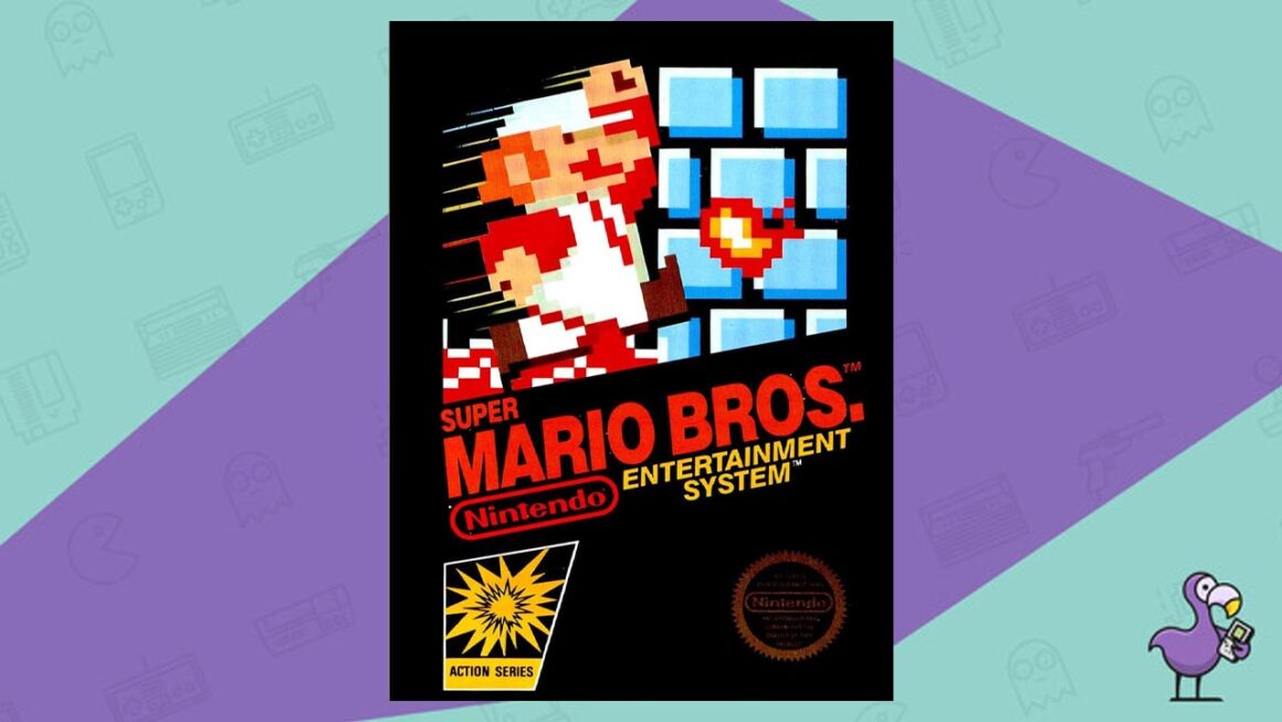 Best NES Games - Super Mario Bros, game case