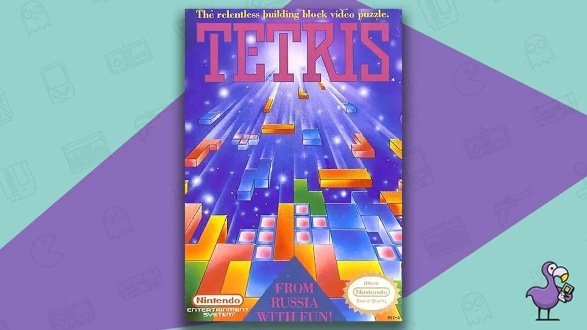 Best NES Games - Tetris game case