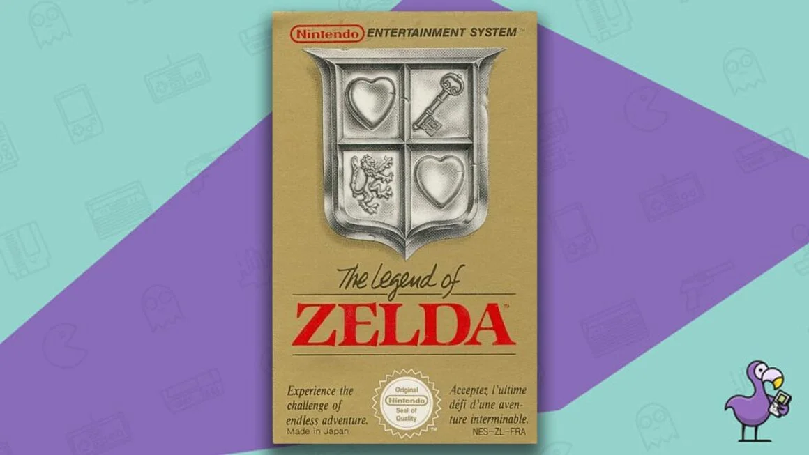 best selling NES games - The Legend of Zelda game case cover art