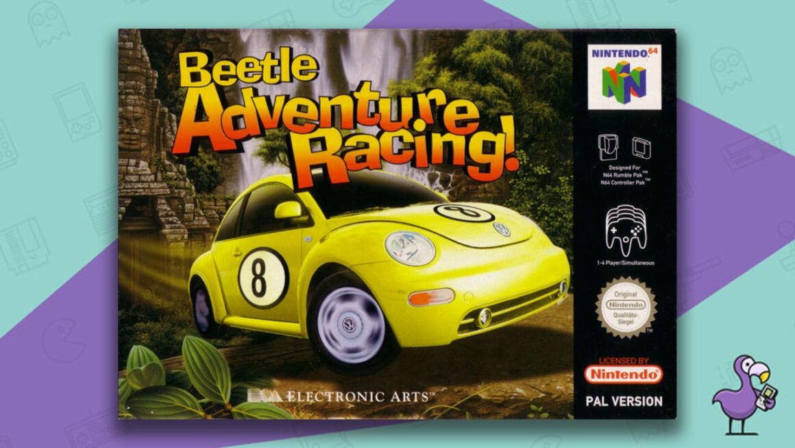Best N64 Racing Games - Beetle Adventure Racing game case cover art