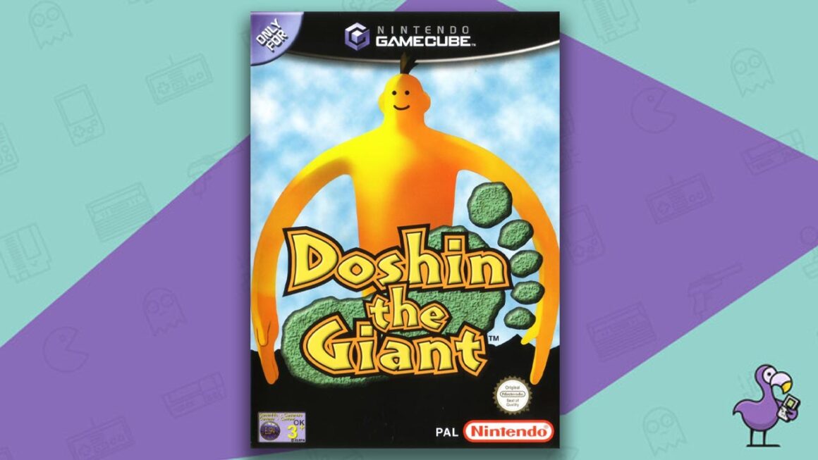 Most Underrated GameCube Games -  Doshin the Giant game case cover art