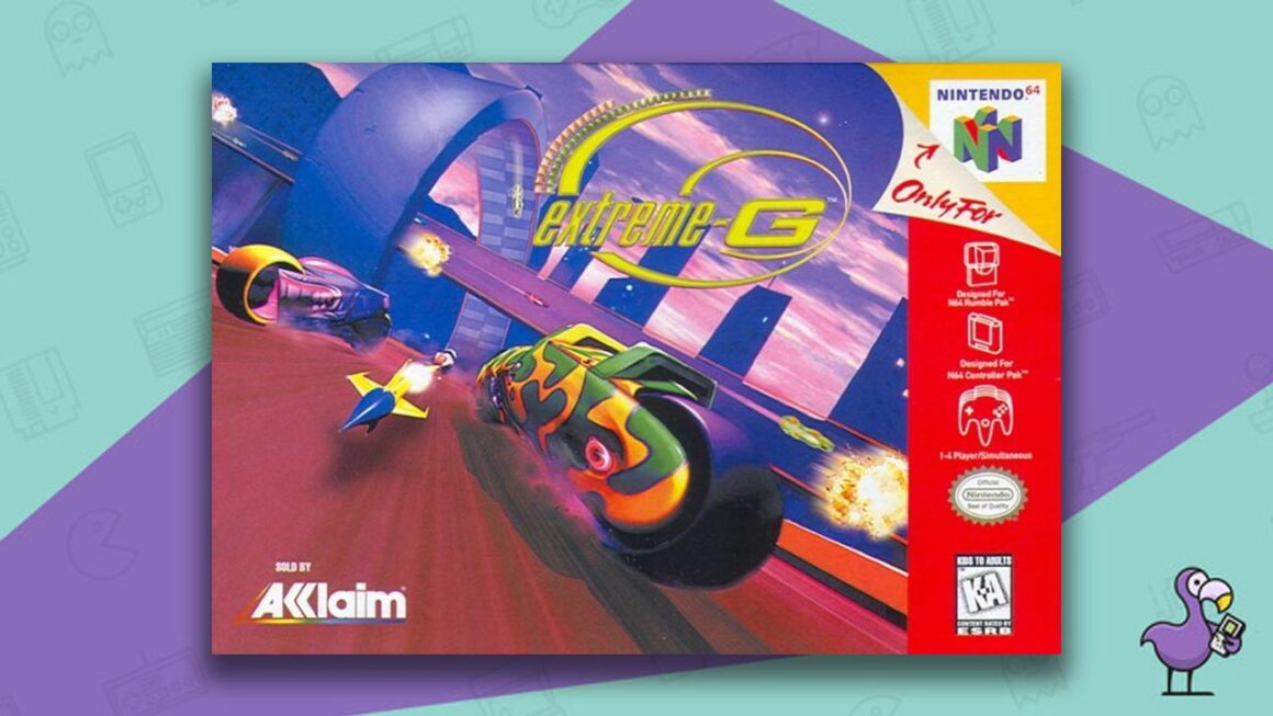 Best N64 Racing Games - Extreme G game case cover art